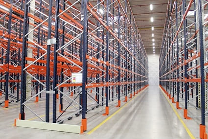 regały paletowe przepływowe