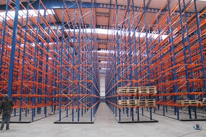 regały paletowe rzędowe